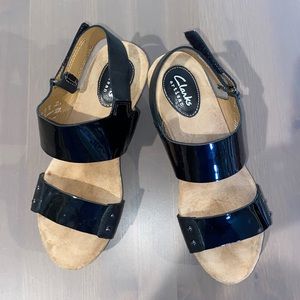 Clark’s platform sandals sz 7.5